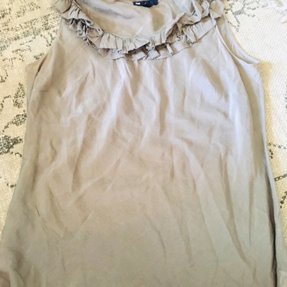 GAP | Silk Cotton Blend Ruffled Blouse - Picture 5 of 5